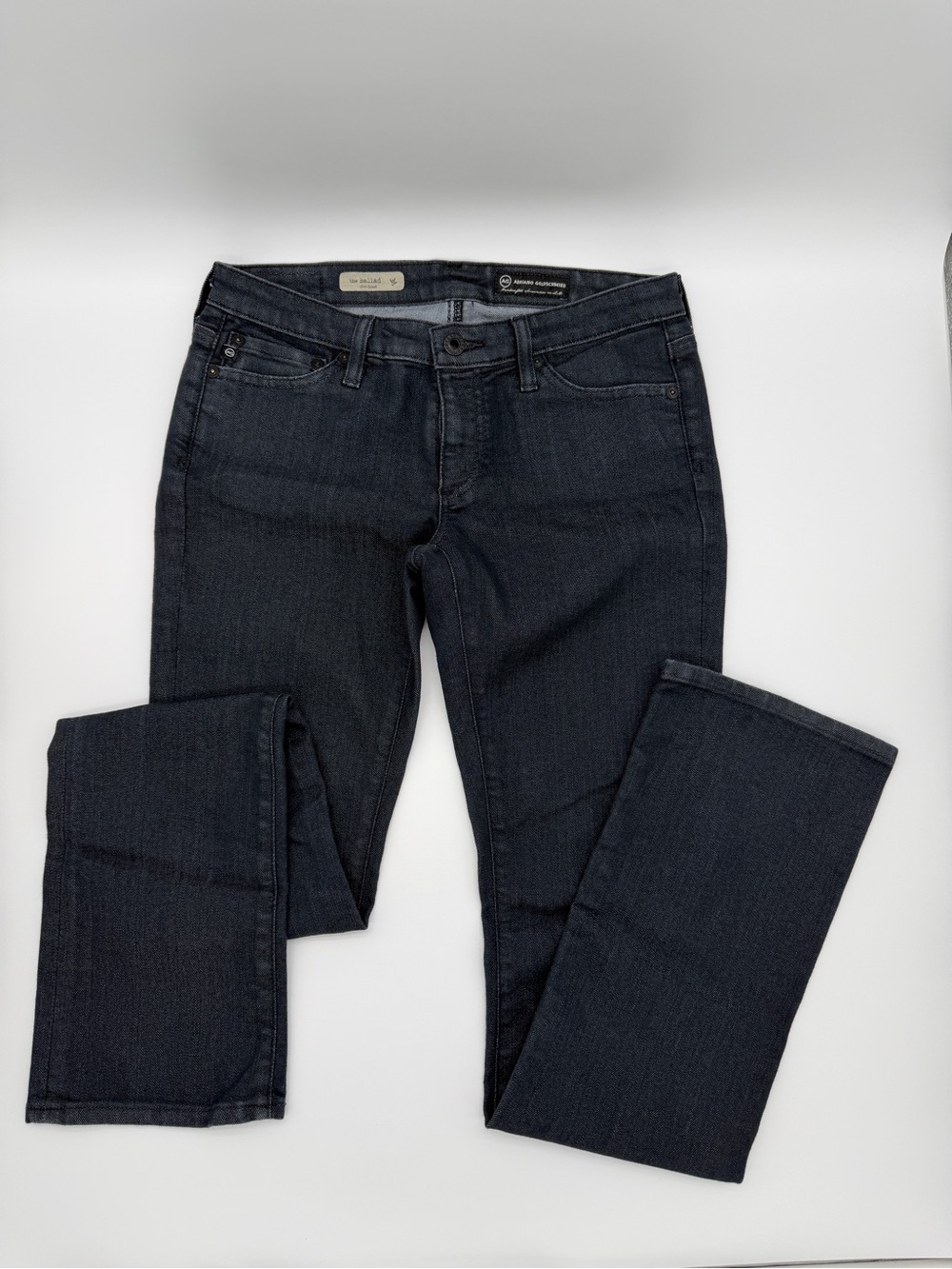 AG Adriano Goldschmied Women’s Slim Boot Cut Jeans Dark Indigo Size 28